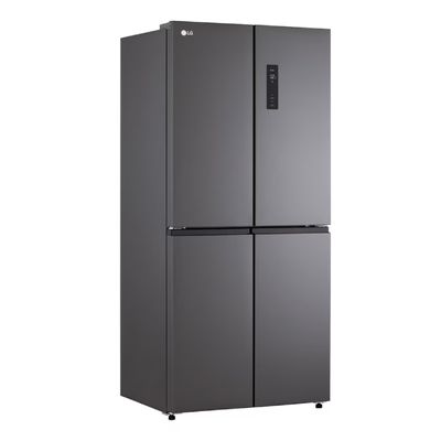 LG 4 Doors Refrigerator 16.6 Cubic Inverter (Black) GC-F20FFBFB.ATBPLMT